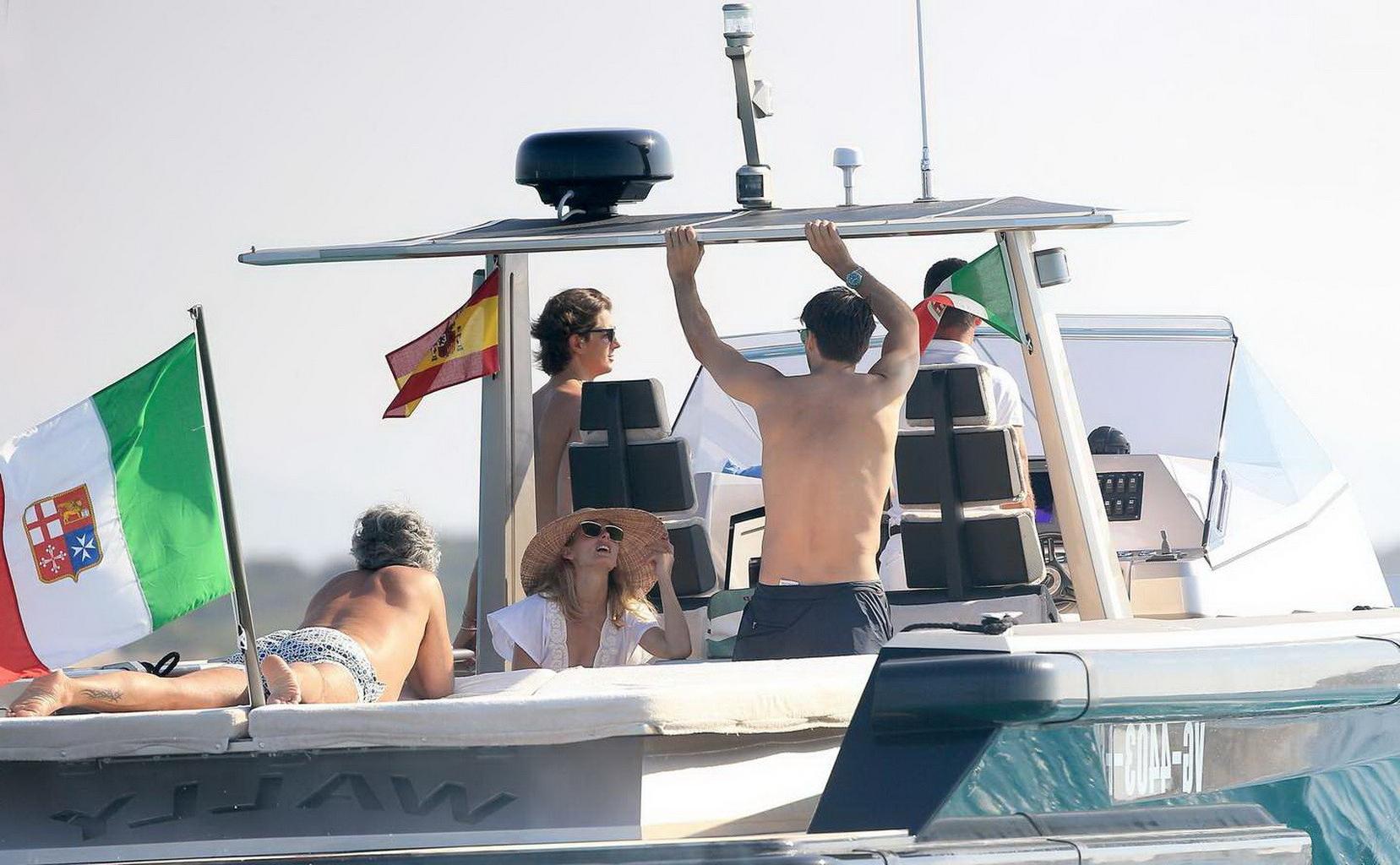 16P Olivia Palermo wearing tiny bikini and swimsuit on the boat