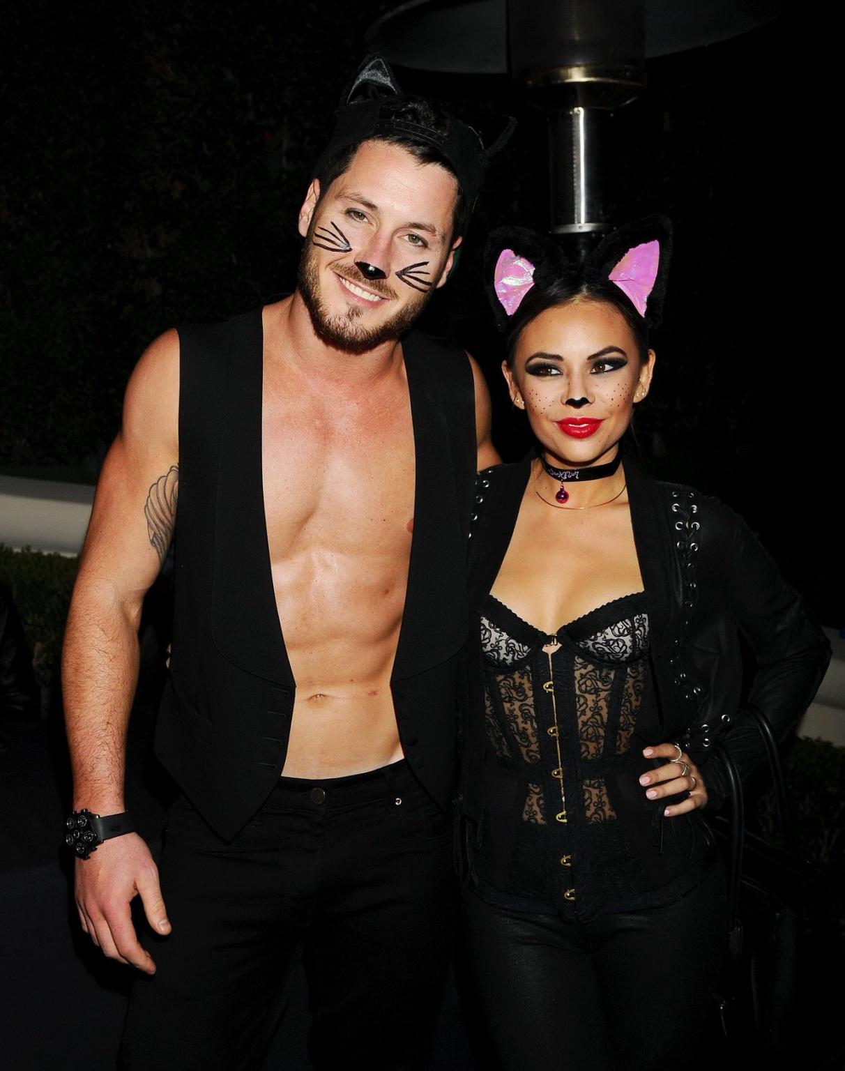 16P Janel Parrish wearing a sexy cat costume at Casamigos Tequilas Halloween Party i