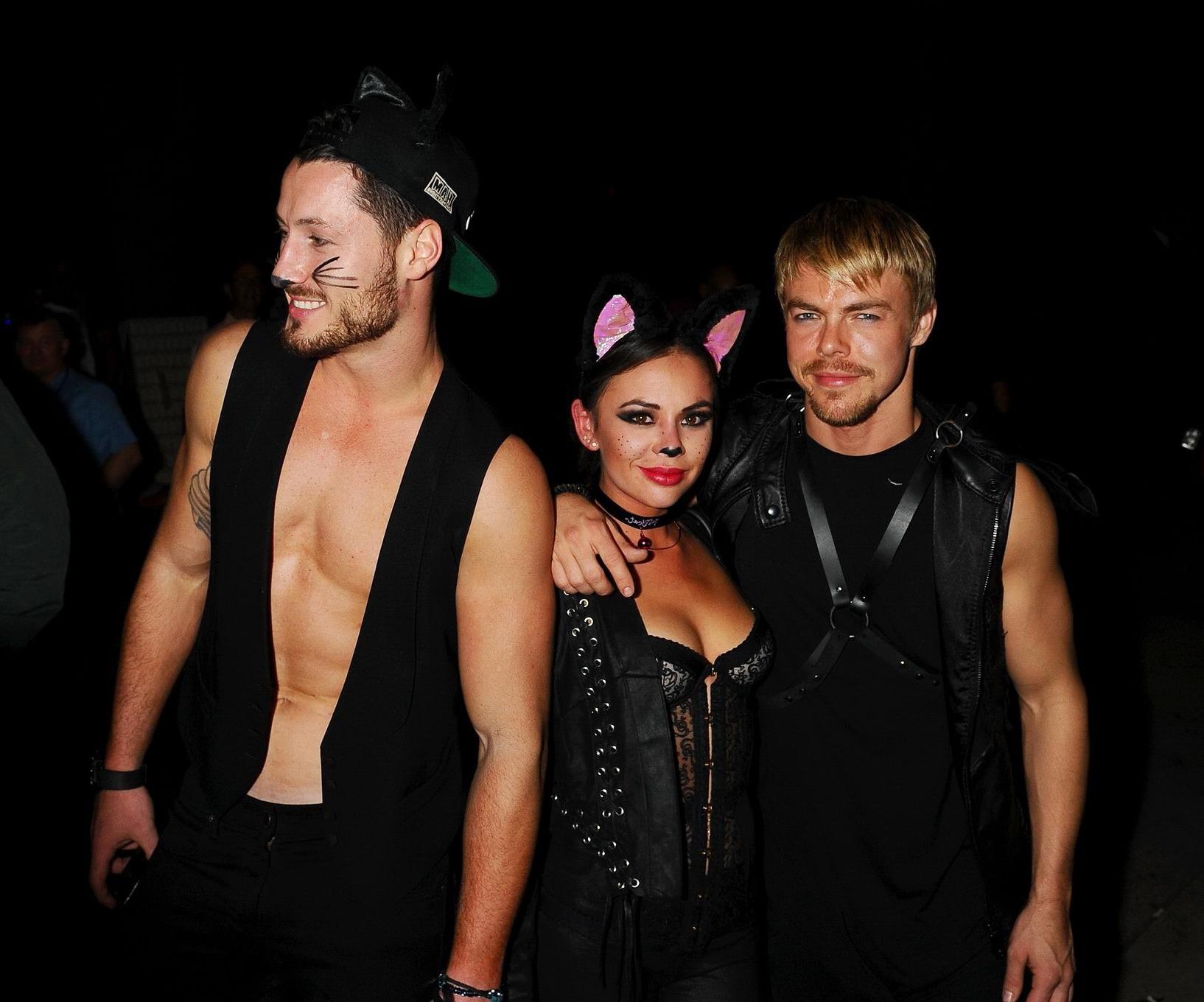 16P Janel Parrish wearing a sexy cat costume at Casamigos Tequilas Halloween Party i