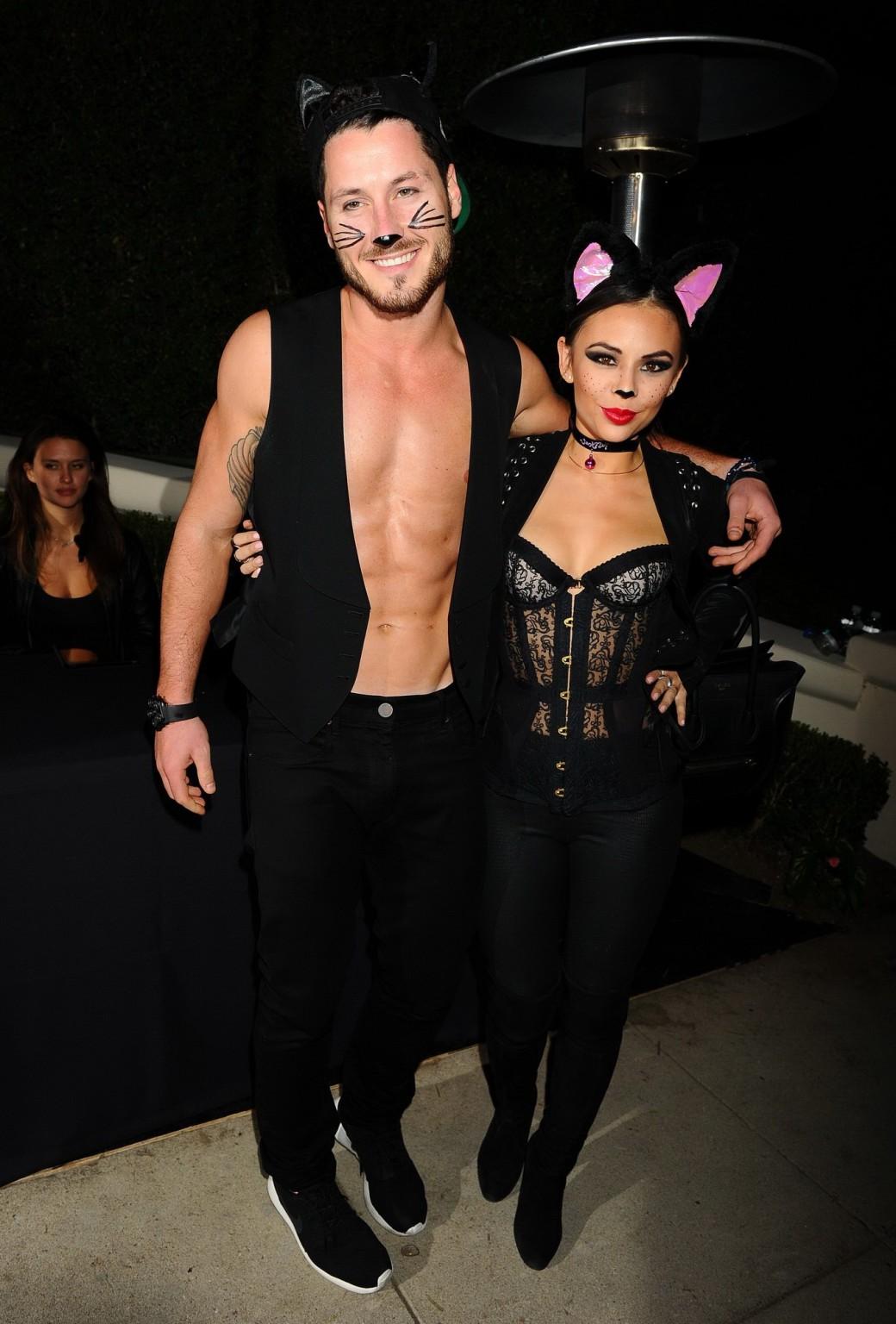 16P Janel Parrish wearing a sexy cat costume at Casamigos Tequilas Halloween Party i