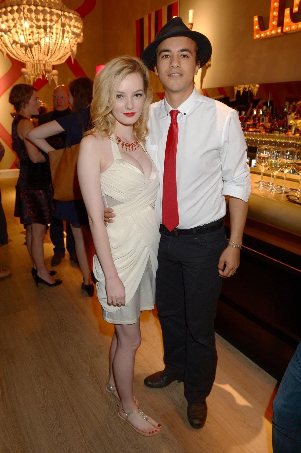 16P Dakota Blue Richards showing huge cleavage at the VIP screening of Sin City 2 at