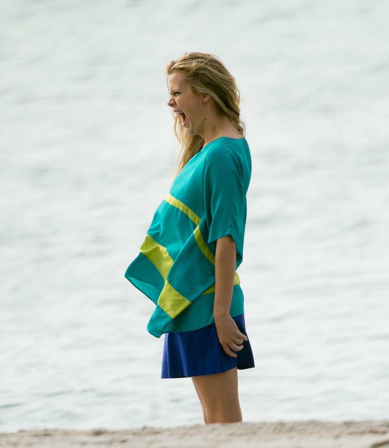 16P Brooklyn Decker showing off her hot body at a swimwear photoshoot in Miami Beach