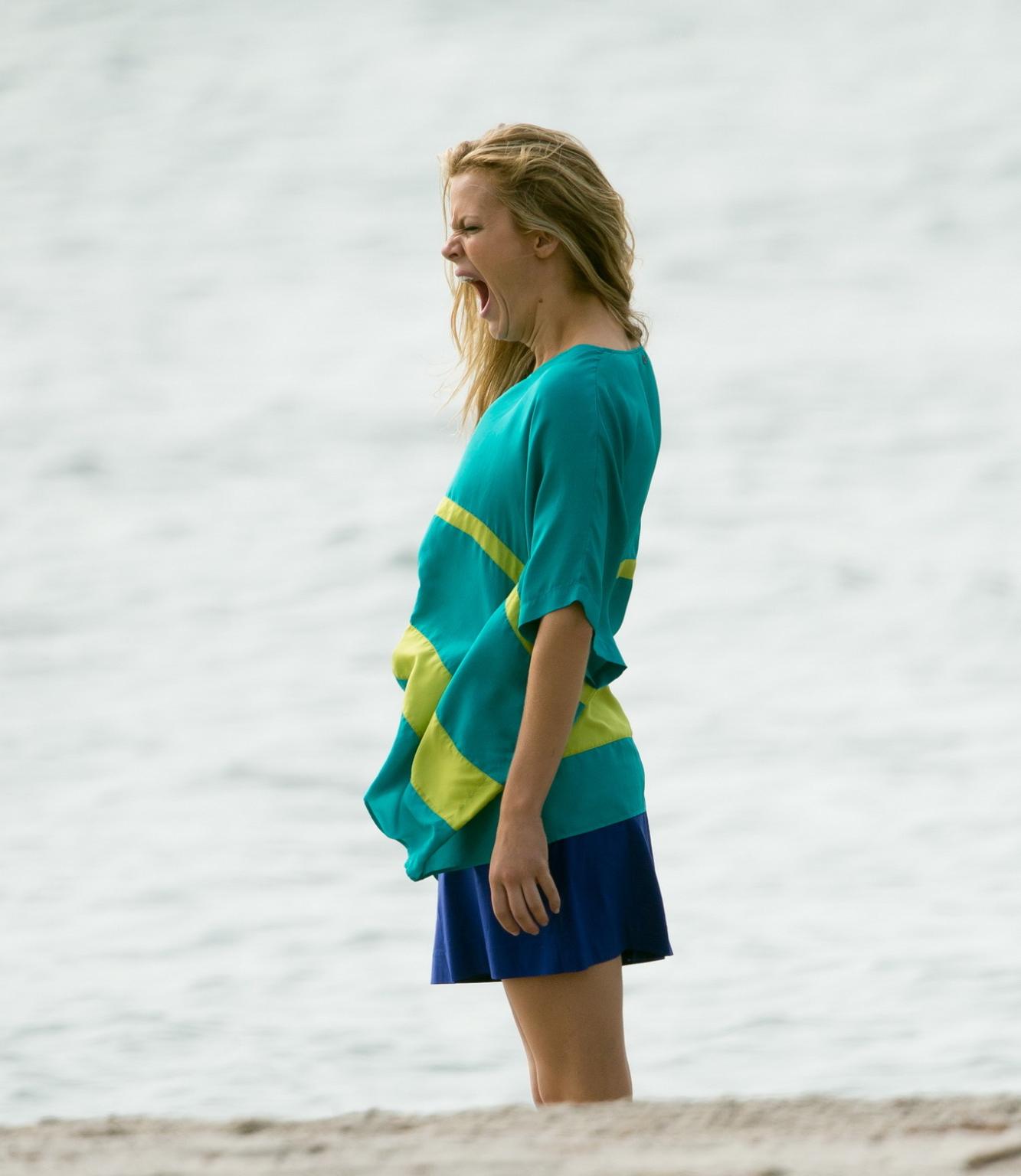 16P Brooklyn Decker showing off her hot body at a swimwear photoshoot in Miami Beach