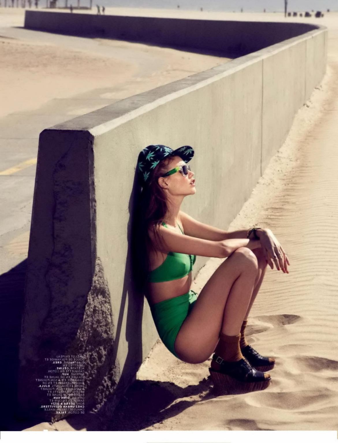 16P Behati Prinsloo lingerie  swimsuit photoshoot for the June 2013 issue of Jalouse