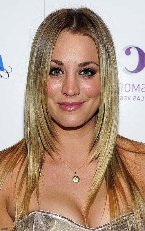 16P Kaley Cuoco exposing sexy body and huge boobs in see thru blouse