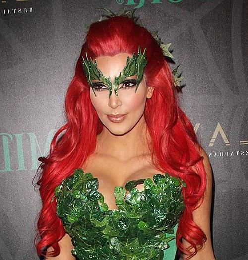 16P Kim Kardashian exposing sexy body and huge boobs in haeloween costume
