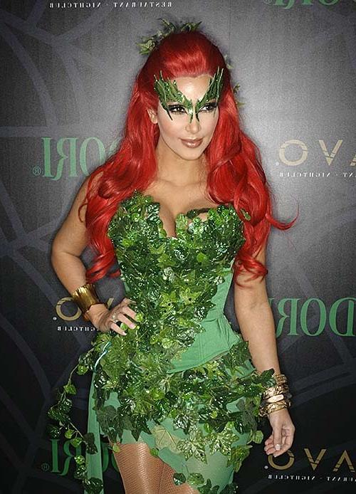 16P Kim Kardashian exposing sexy body and huge boobs in haeloween costume