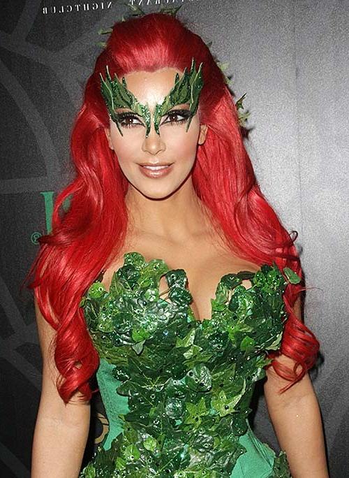 16P Kim Kardashian exposing sexy body and huge boobs in haeloween costume