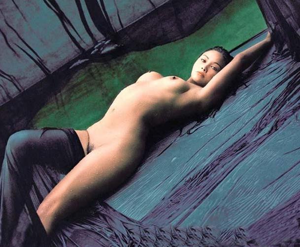 10P Tia Carrere showing their super sexy ravishing body,tits and ass