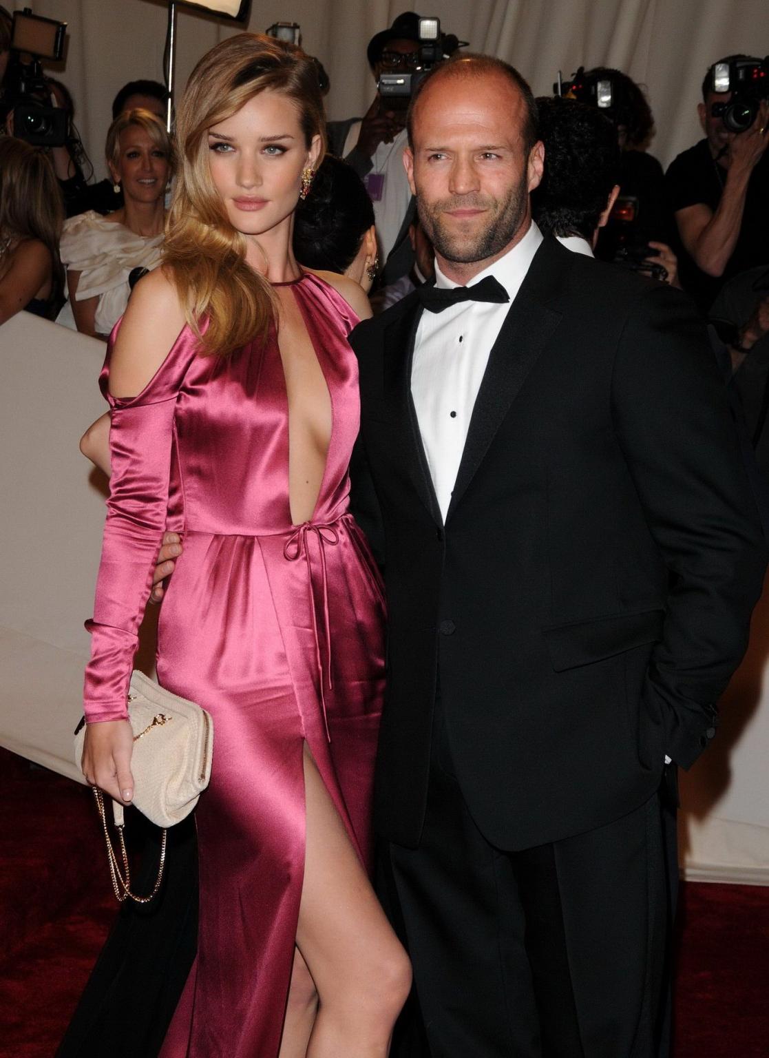 16P Rosie Huntington-Whiteley upskirt  side-boob at the Costume Institute Gala in NY
