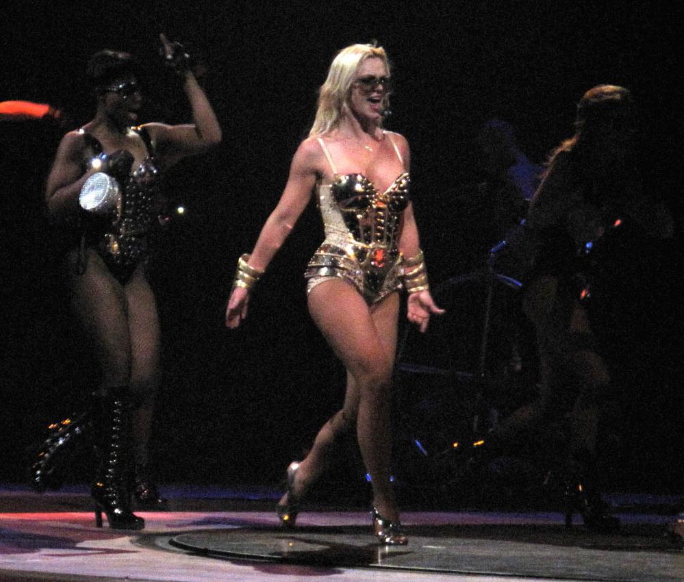 12P Britney Spears in costume exposing ass in fishnets