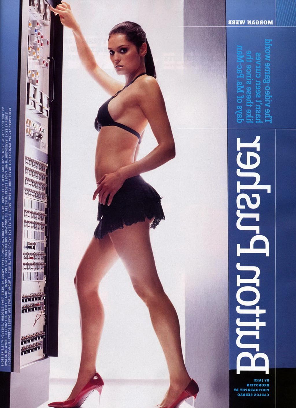 16P Morgan Webb in hot swimwear photoshoot for FHM magazine