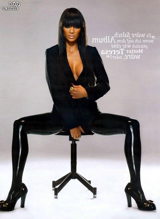 15P Nicole Scherzinger sexy body in black underwear