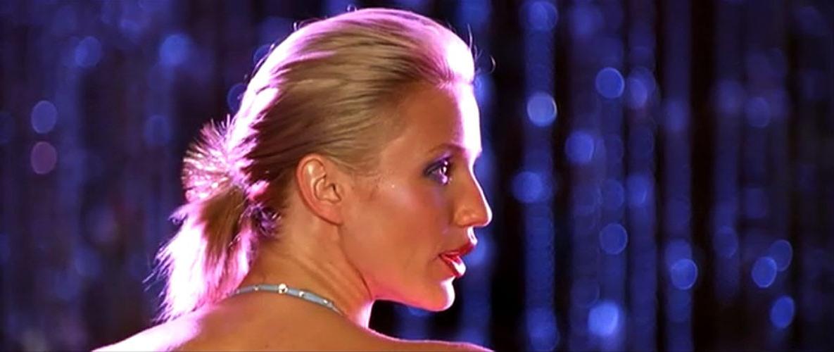 16P Cameron Diaz looking very sexy in bikini on boat and dancing in panties in movie