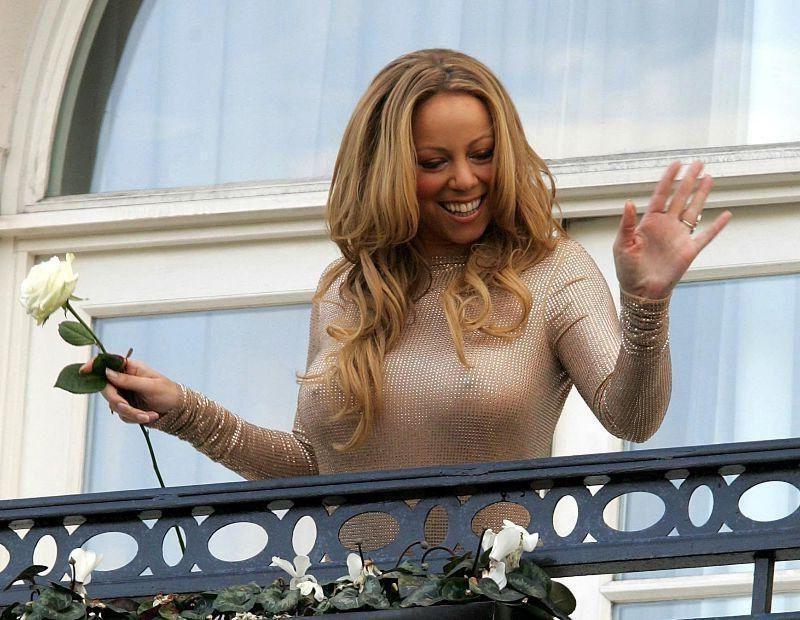 16P Mariah Carey in see through plus upskirt beaver pics