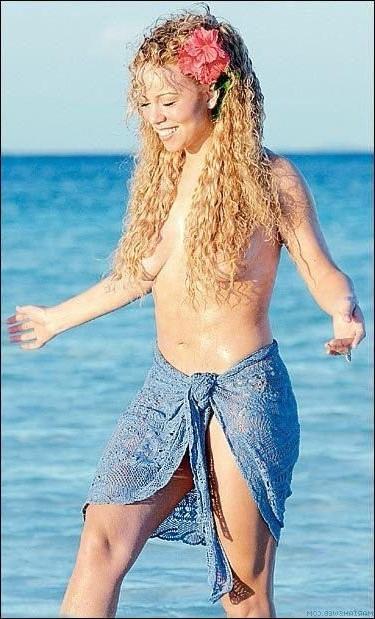 16P Mariah Carey in see through plus upskirt beaver pics