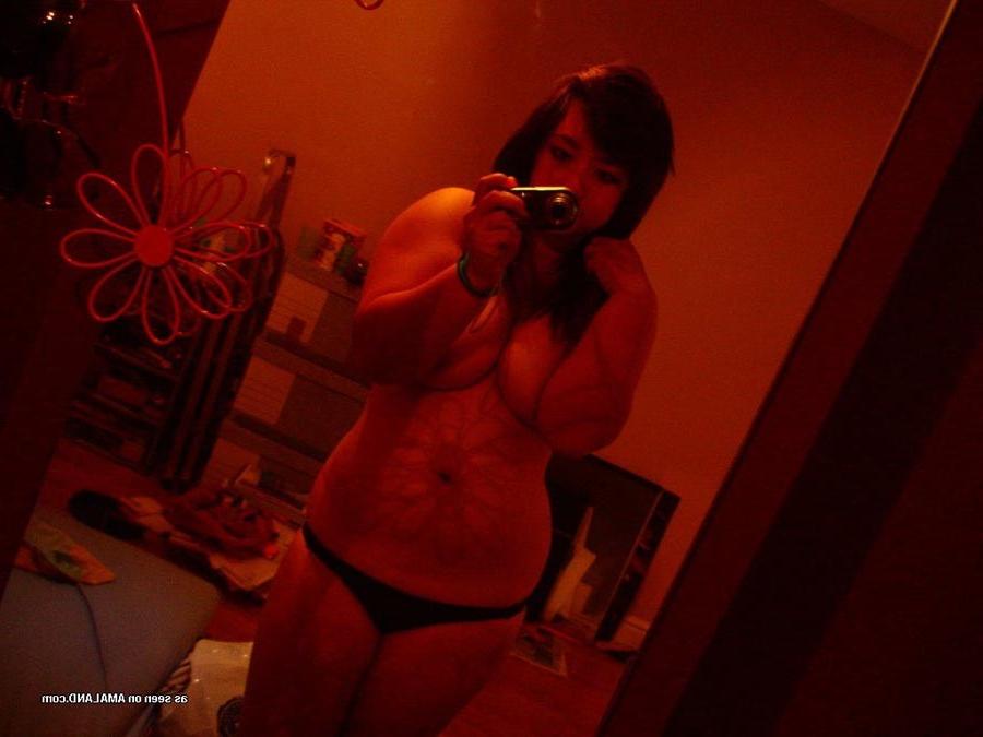 15P Busty asian topless