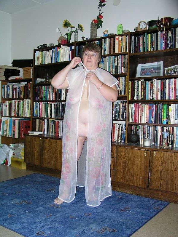 16P Granny Daisy posing and showing her huge fat body and tits