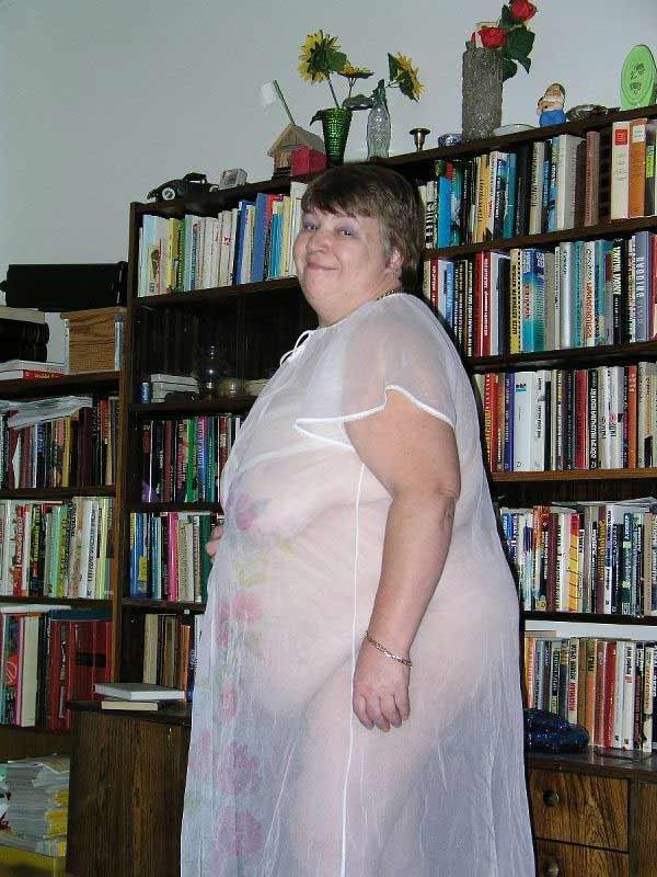 16P Granny Daisy posing and showing her huge fat body and tits