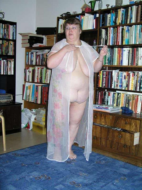 16P Granny Daisy posing and showing her huge fat body and tits