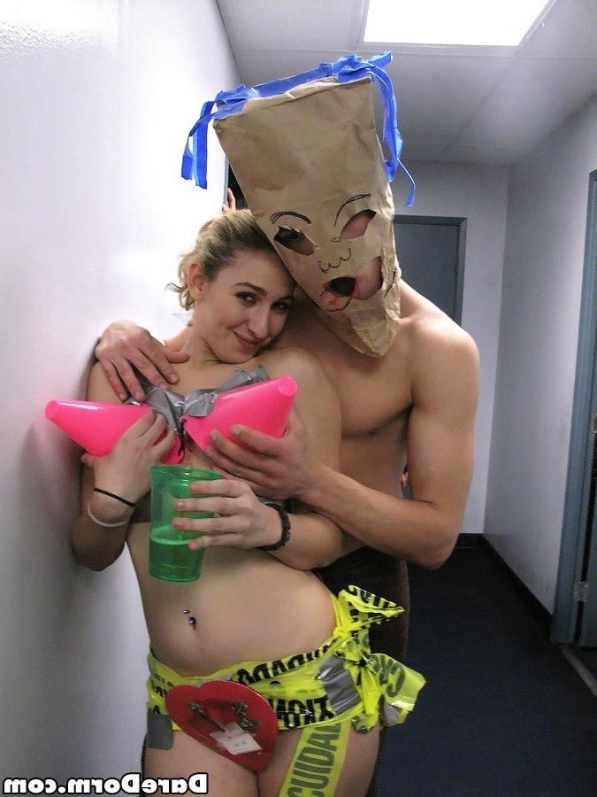 15P Hot horny dorm room college babes maturate and fuck a dildo off their bunk bed s