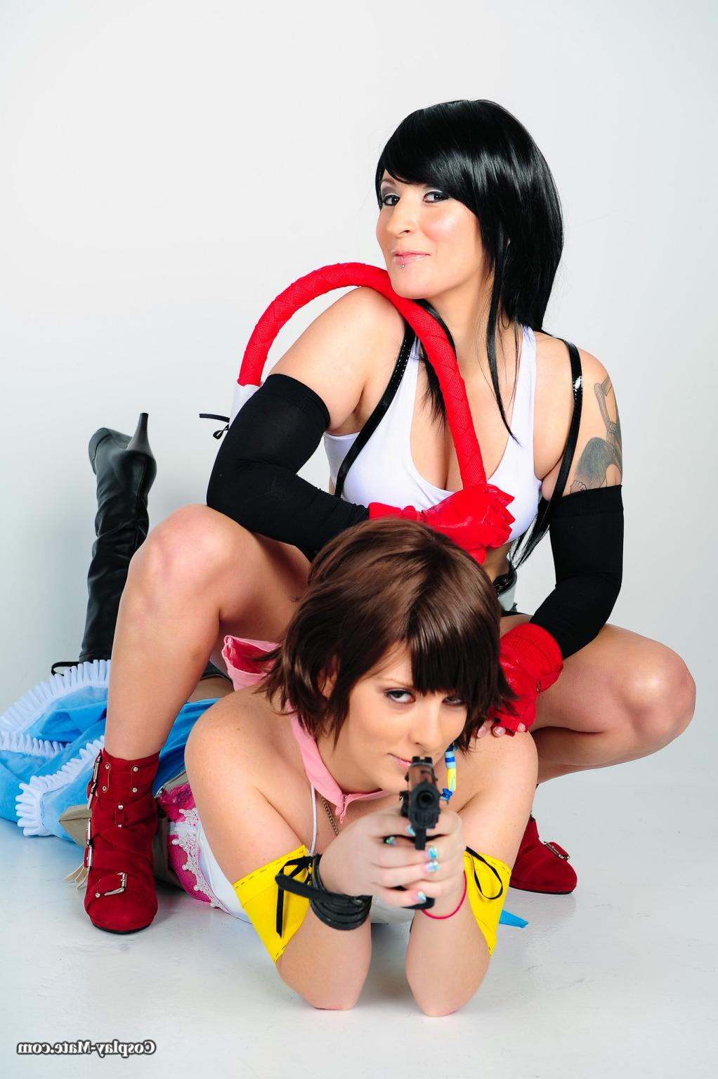 12P Nerdy lesbian cosplay teens