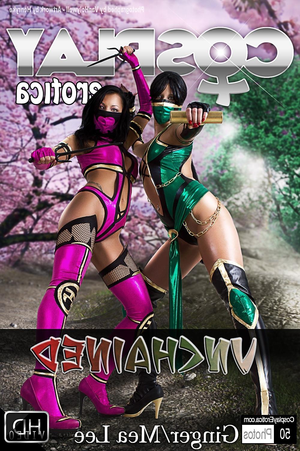 12P CosplayErotica  Mileena Jade Mortal Kombat nude cosplay