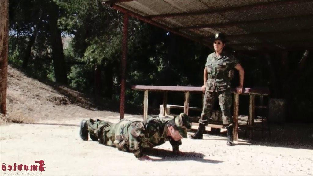 16P Busty sergeant Raylene gets dicked by a soldier