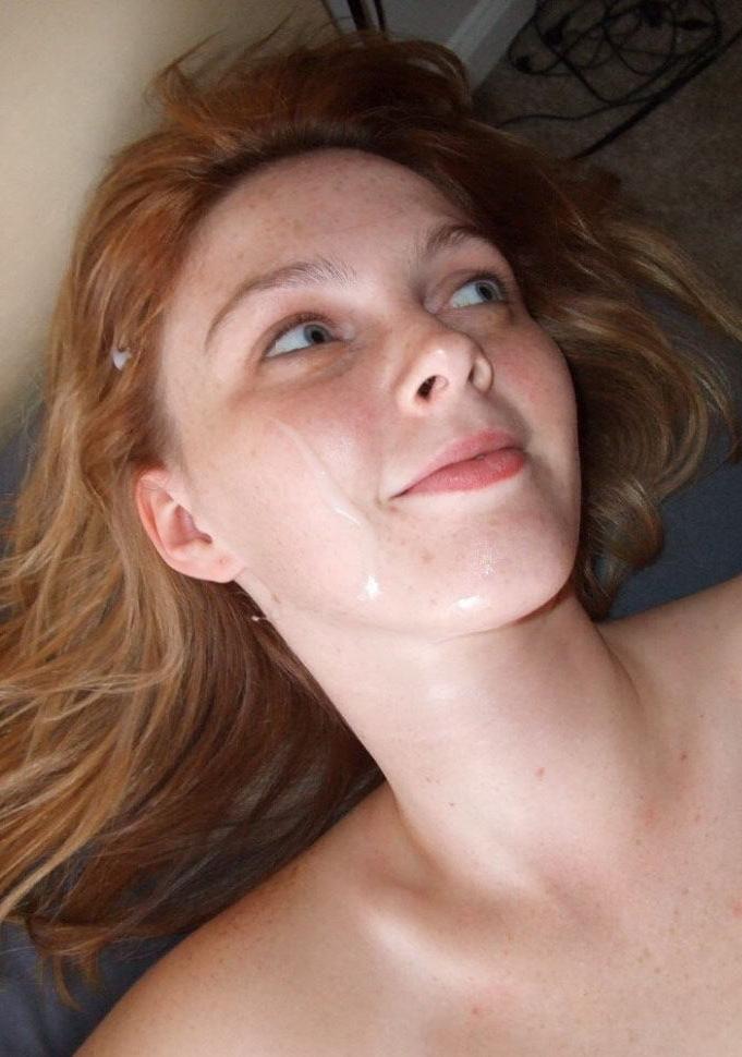 15P Freckled amateur teen GF gets fucked and facialed
