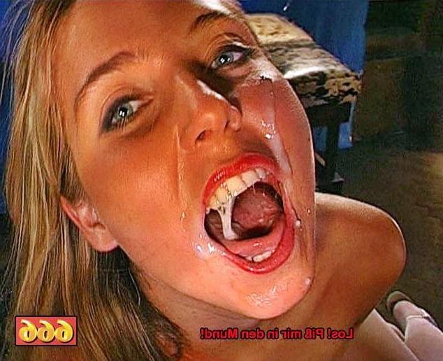 16P Horny whore sucking our dicks and getting her mouth full of cum and piss