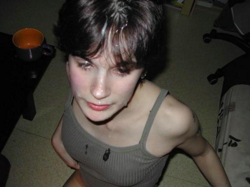 12P Dirty girlfriends stolen pics swallow cum