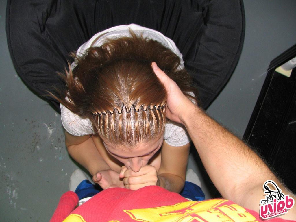15P Sexy babe Dirty Daisy gets a messy facial