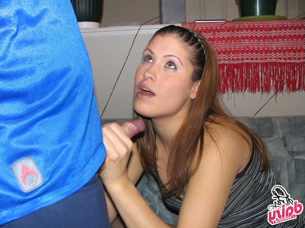 15P This amateur babe Daisy tittyfucking a fat cock