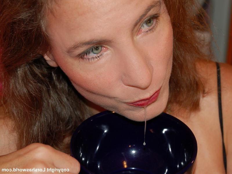 16P Cup of cum for lorsha to drink