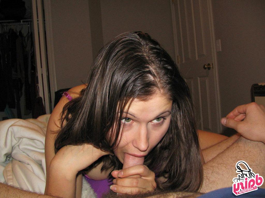 15P Amateur babe gets a cumshot to the eye
