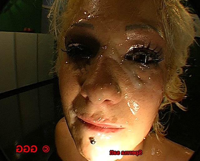18P Blonde slut gets load after load of cum shot on her face