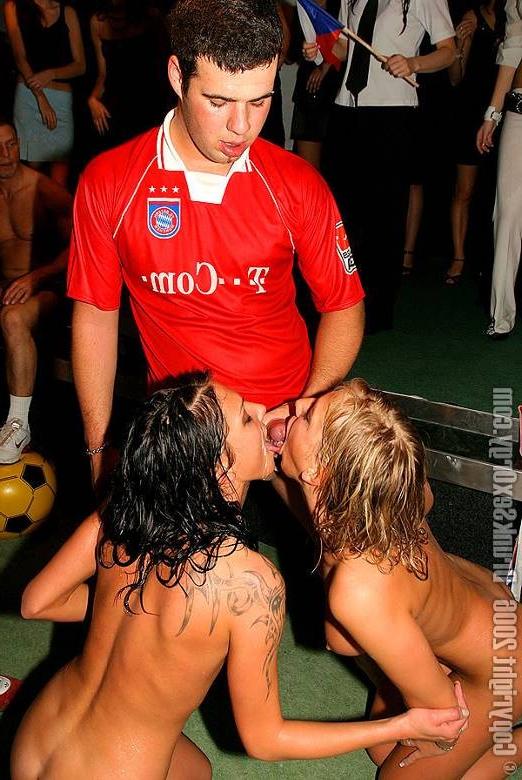 19P Cum hungry babes get jizzed at soccer monster fuckfest