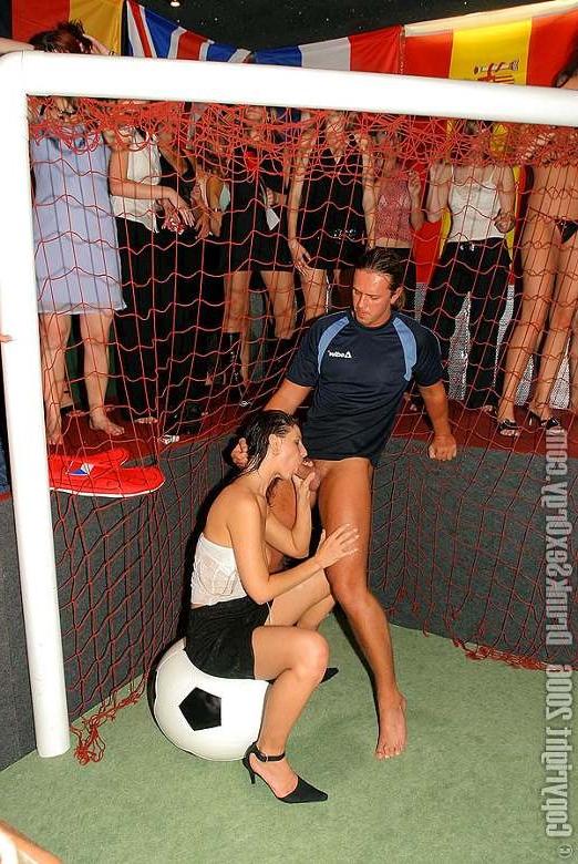 19P Cum hungry babes get jizzed at soccer monster fuckfest