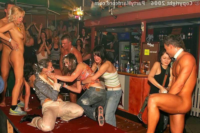 20P Male strippers spurting their cum on drunk teens at a party
