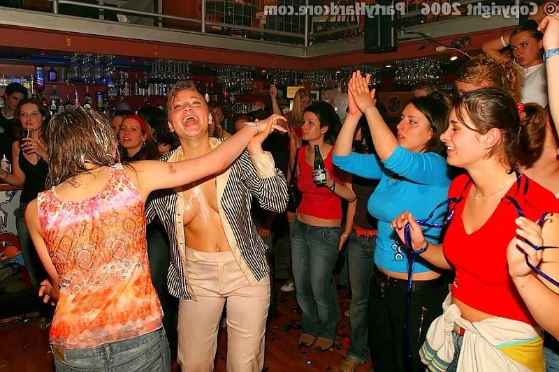 20P Male strippers spurting their cum on drunk teens at a party