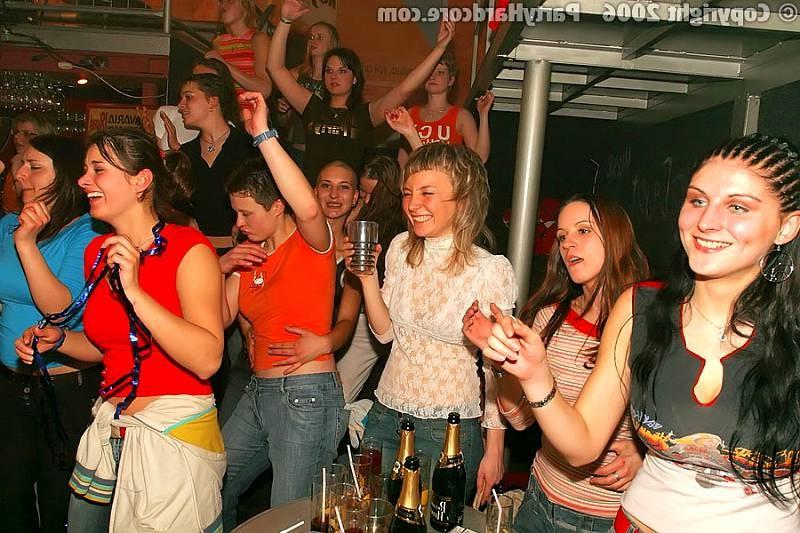 20P Male strippers spurting their cum on drunk teens at a party