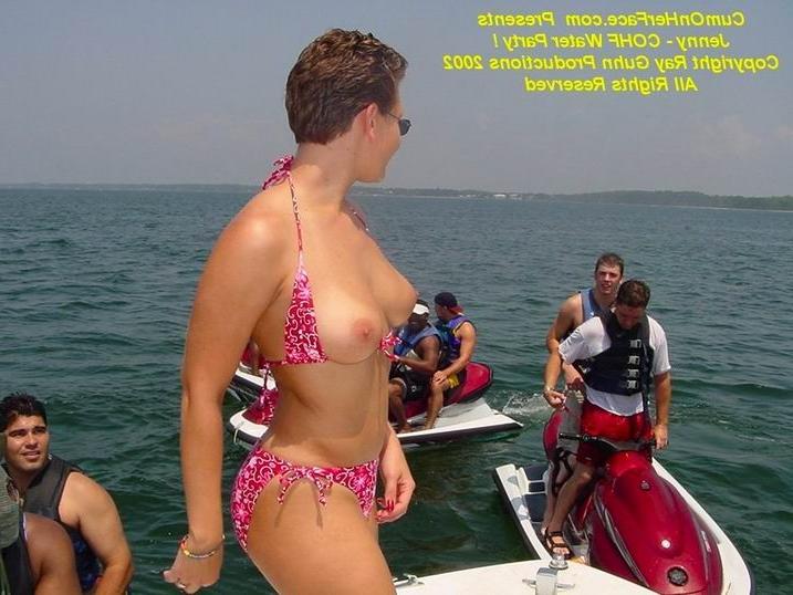 16P Messy cumshot on a boat