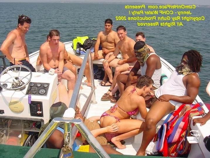 16P Messy cumshot on a boat