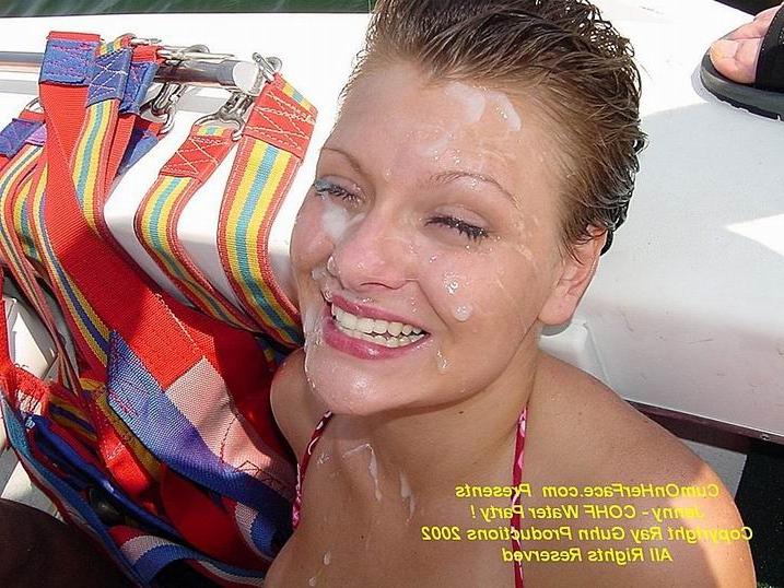 16P Messy cumshot on a boat