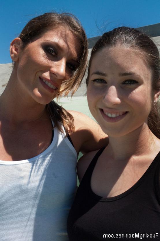 15P FuckingMachines.com special update - Fitness Sex - hot recruit sweats  cums whil