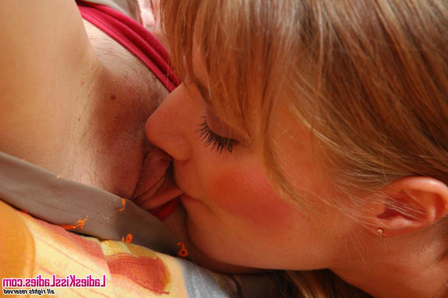 20P Sensual lesbian kisses ends up with hot strap-on fucking for naughty chicks
