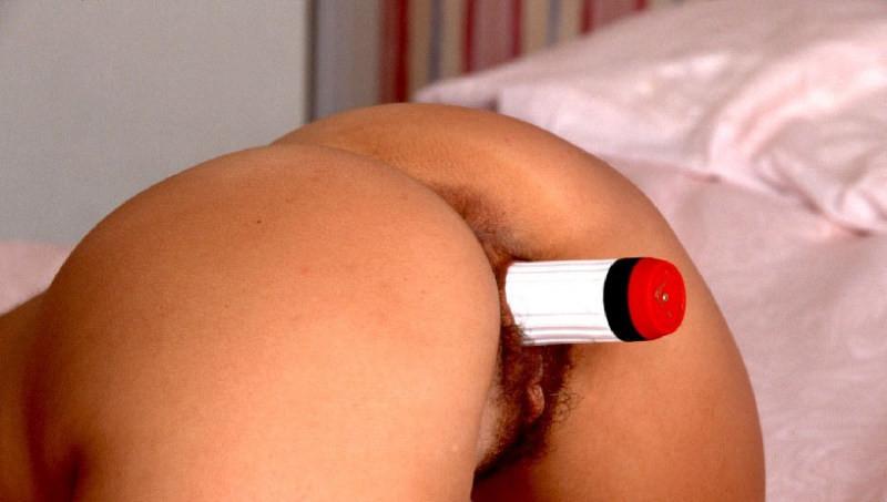 15P Hairy teen dildoing smelly pussy