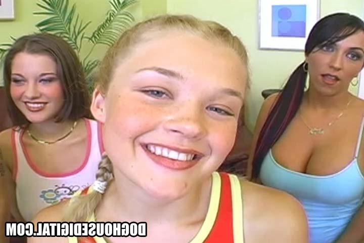 16P horny teens playing with dildos