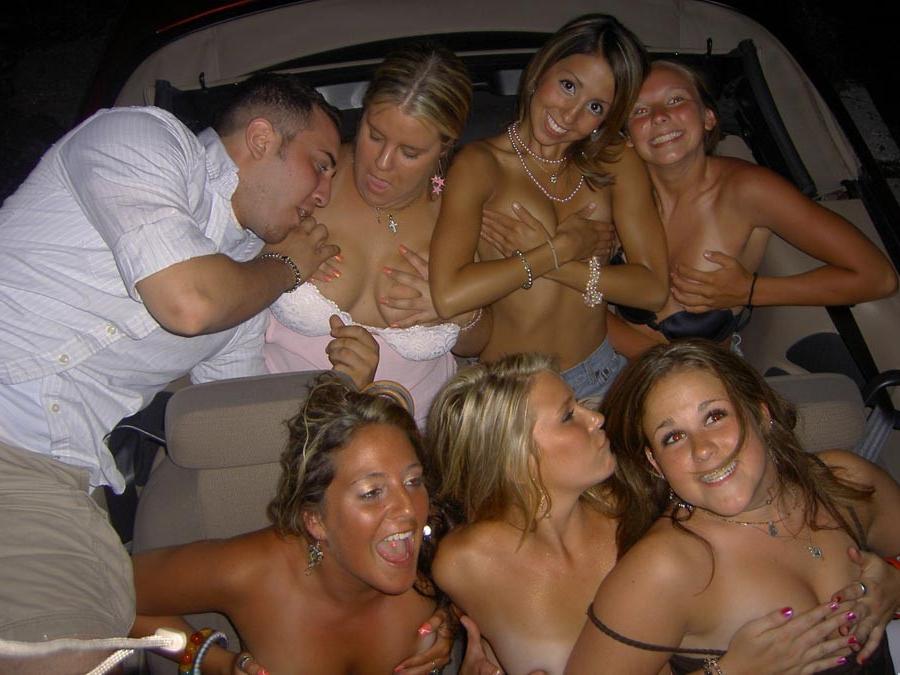 15P Really drunk amateur girls going wild