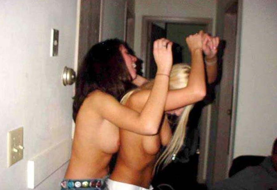 15P Really drunk amateur girlfriends flashing tits